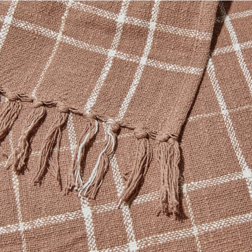 Woven Throw Blanket by Little Korboose. Brand New!